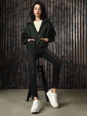 High Star Women Lightweight Bomber Jacket