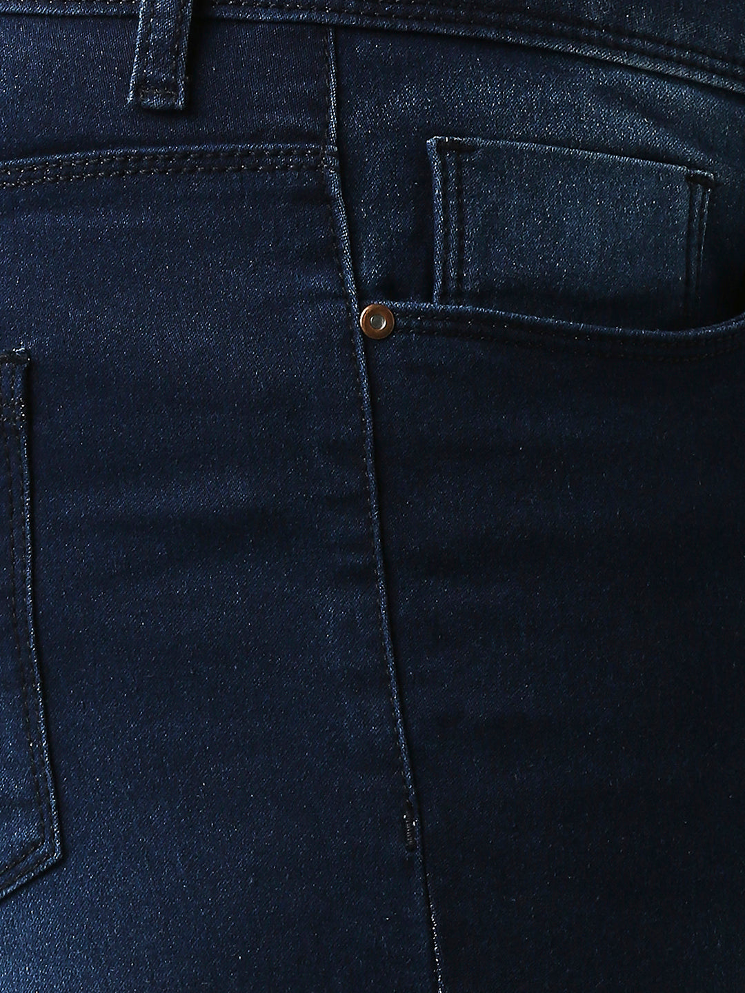 Plus Size Women Blue Slim Fit Light Fade Stretchable Jeans