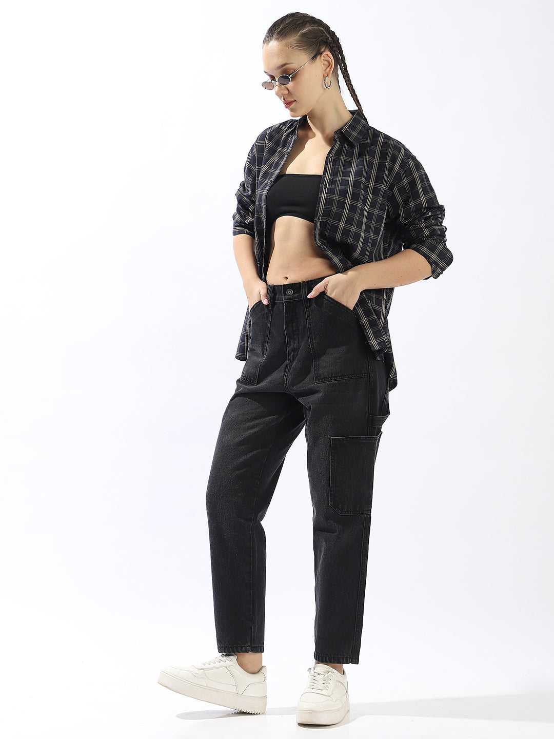 High Star Women Comfort High-Rise Light Fade Jeans