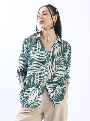 High Star Spring Summer Comfort Printed Casual Shirt