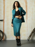 High Star Women Solid Mid length Slim    Skirts