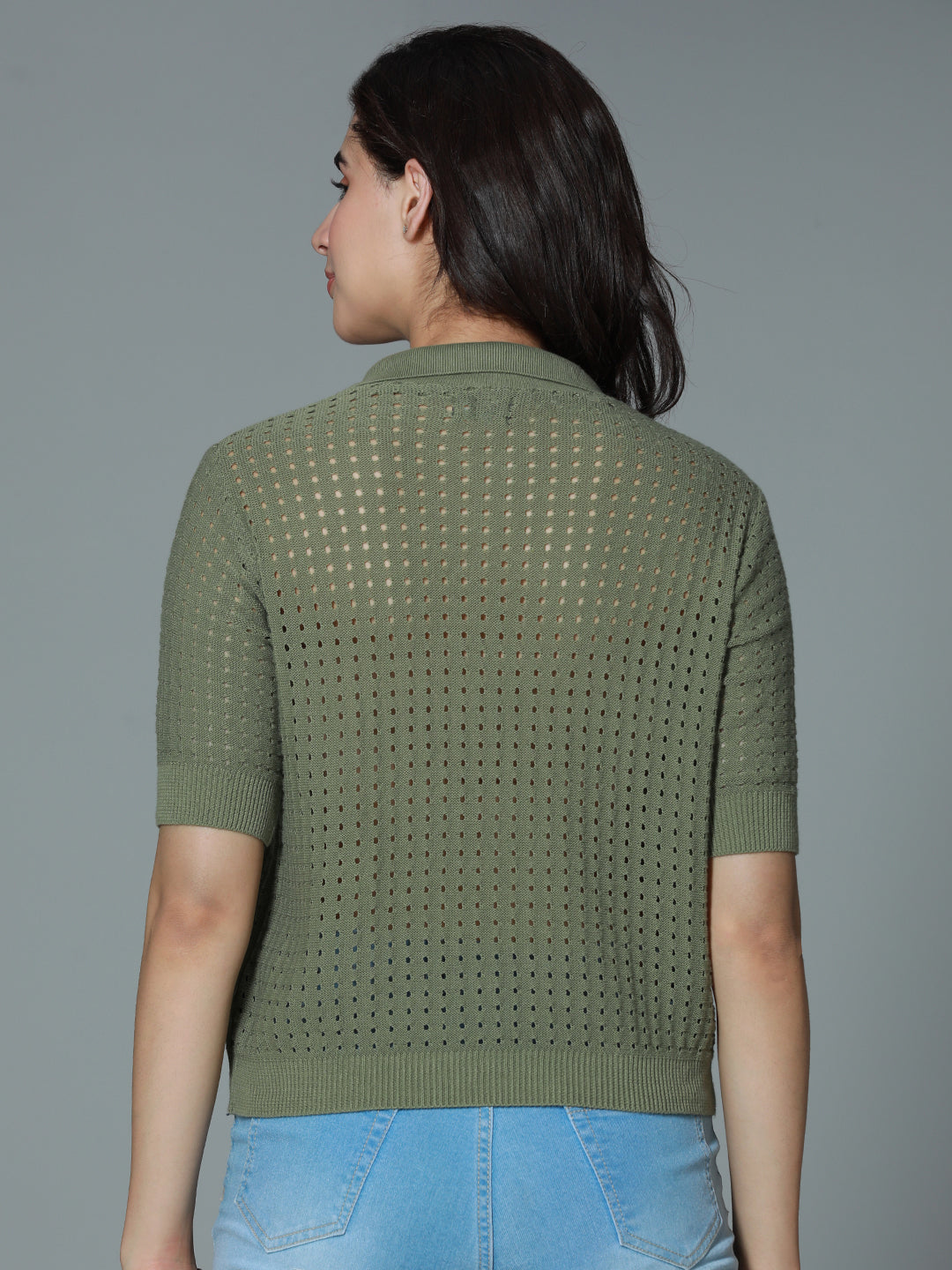 Polo Crochet Cotton Top