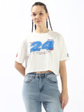 High Star Printed Tropical Cotton T-shirt
