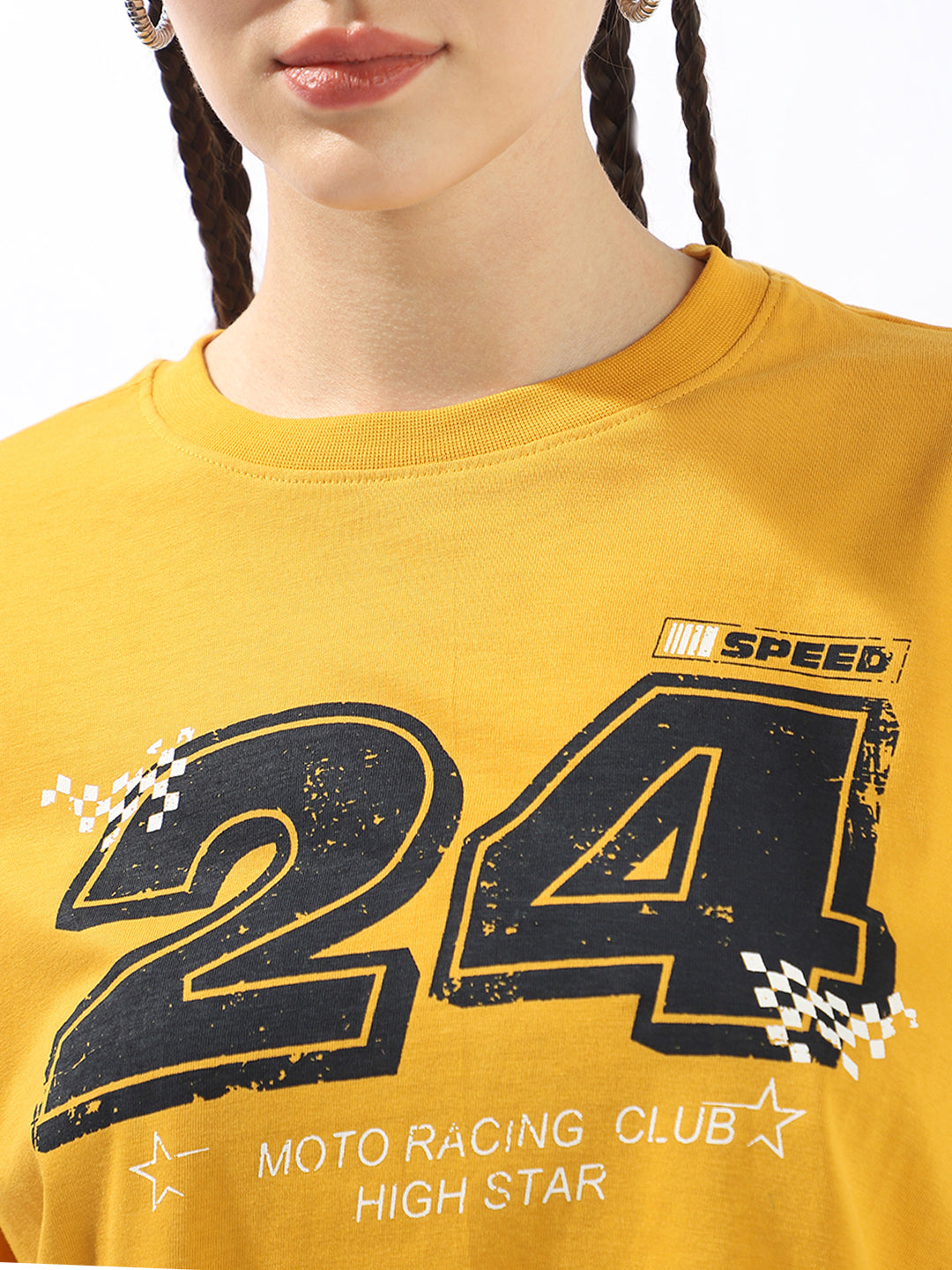 High Star Printed Cotton T-shirt