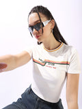 High Star Printed Slim Fit Cotton T-shirt
