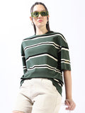 High Star Striped Cotton T-shirt