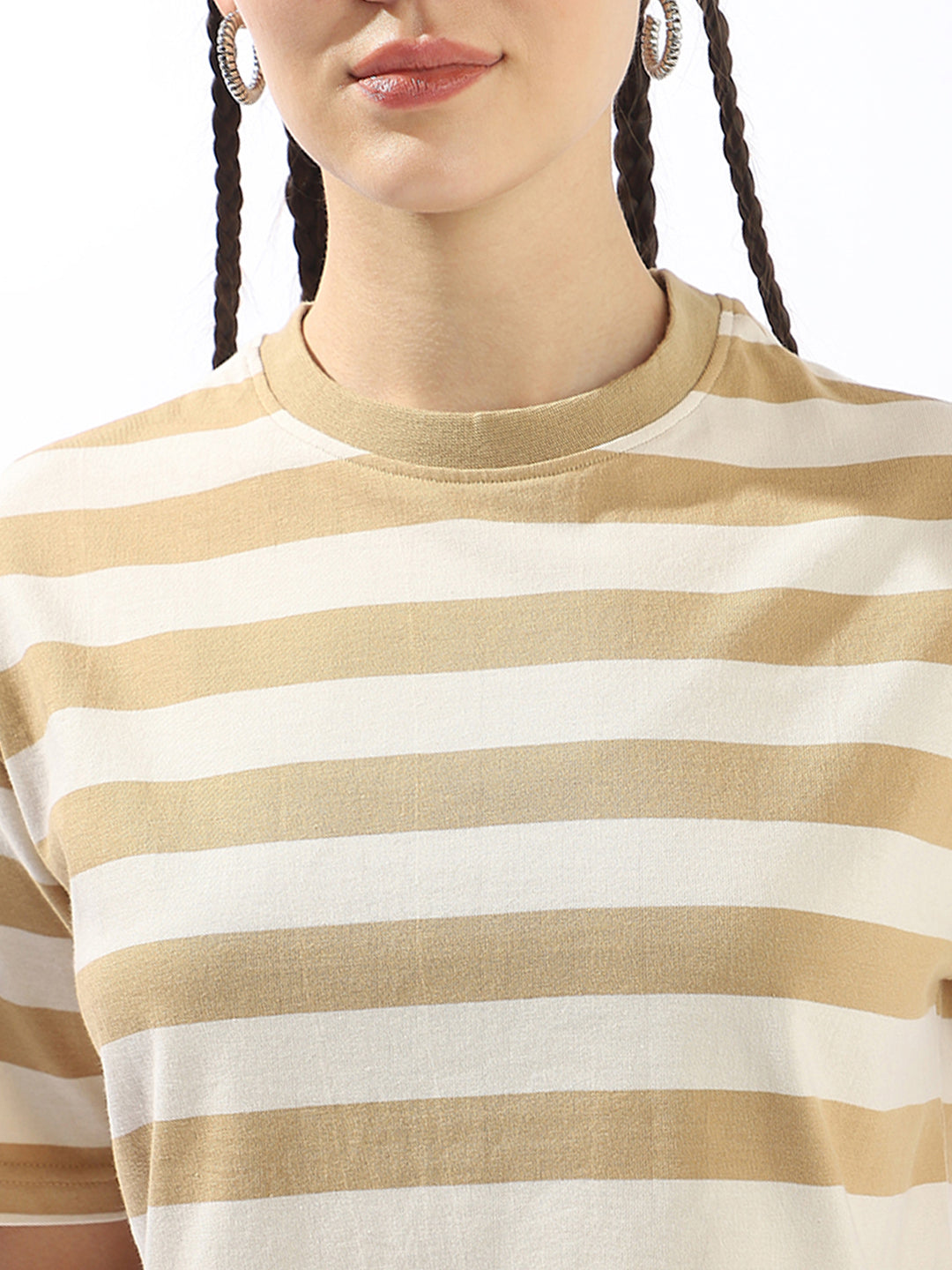 High Star Striped Cotton T-shirt