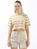 High Star Striped Cotton T-shirt