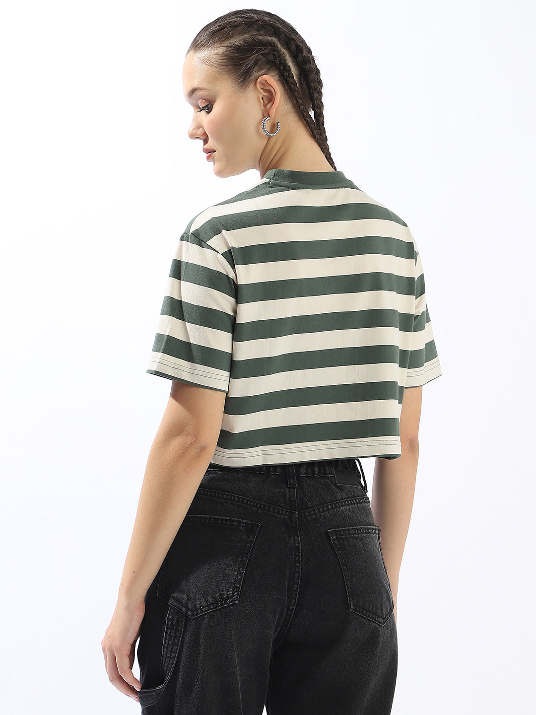 High Star Striped Cotton T-shirt