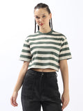 High Star Striped Cotton T-shirt