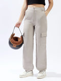 High star Women Polyester Loose Jogger Fit High-Rise Casual Trousers