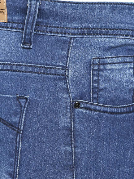 Women Plus Size Blue Slim Fit Mid-Rise Clean Look Stretchable Jeans